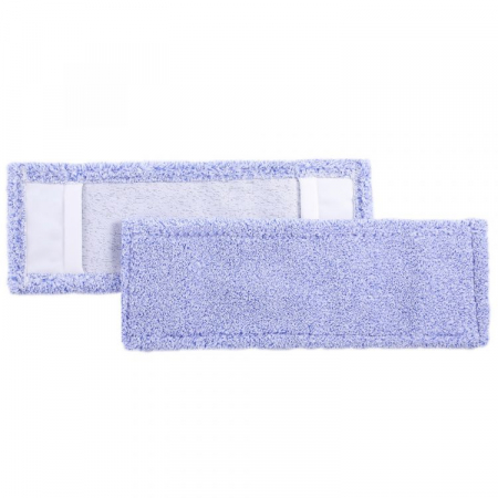 Mop plat din microfibra cu buzunare, albastru, 40 cm [1]