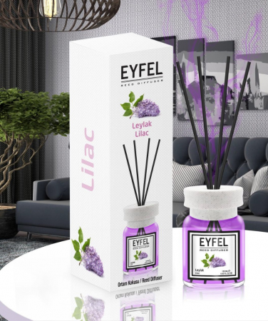 Odorizante Camera - Odorizant de camera cu betisoare, Eyfel Liliac 120 ml