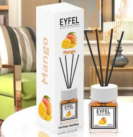 Odorizante Camera - Odorizant de camera cu betisoare, Eyfel Mango, 120 ml