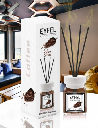 Odorizante Camera - Odorizant de camera cu betisoare, Eyfel Coffee, 120 ml