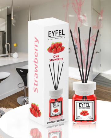 Odorizante Camera - Odorizant de camera cu betisoare, Eyfel Capsuni 120 ml