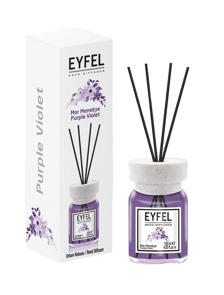 Odorizante Camera - Odorizant de camera cu betisoare, Eyfel Violete, 120 ml