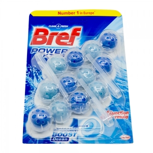 Odorizante baie si toaleta - Odorizant toaleta Bref Power Aktiv Ocean, 3x50 g