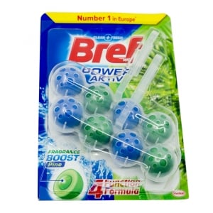 Odorizante baie si toaleta - Odorizant toaleta Bref Power Aktiv Pine, 2x50 g