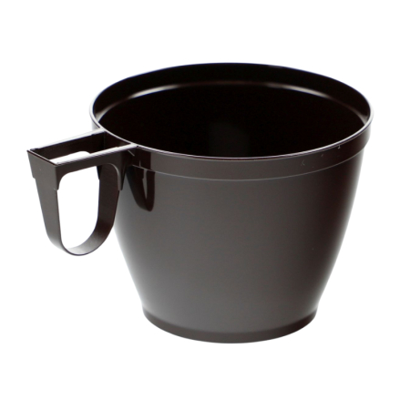 Pahare de unica folosinta - Cana din plastic pentru bauturi calde Piknik, 160 ml, 12 buc/set