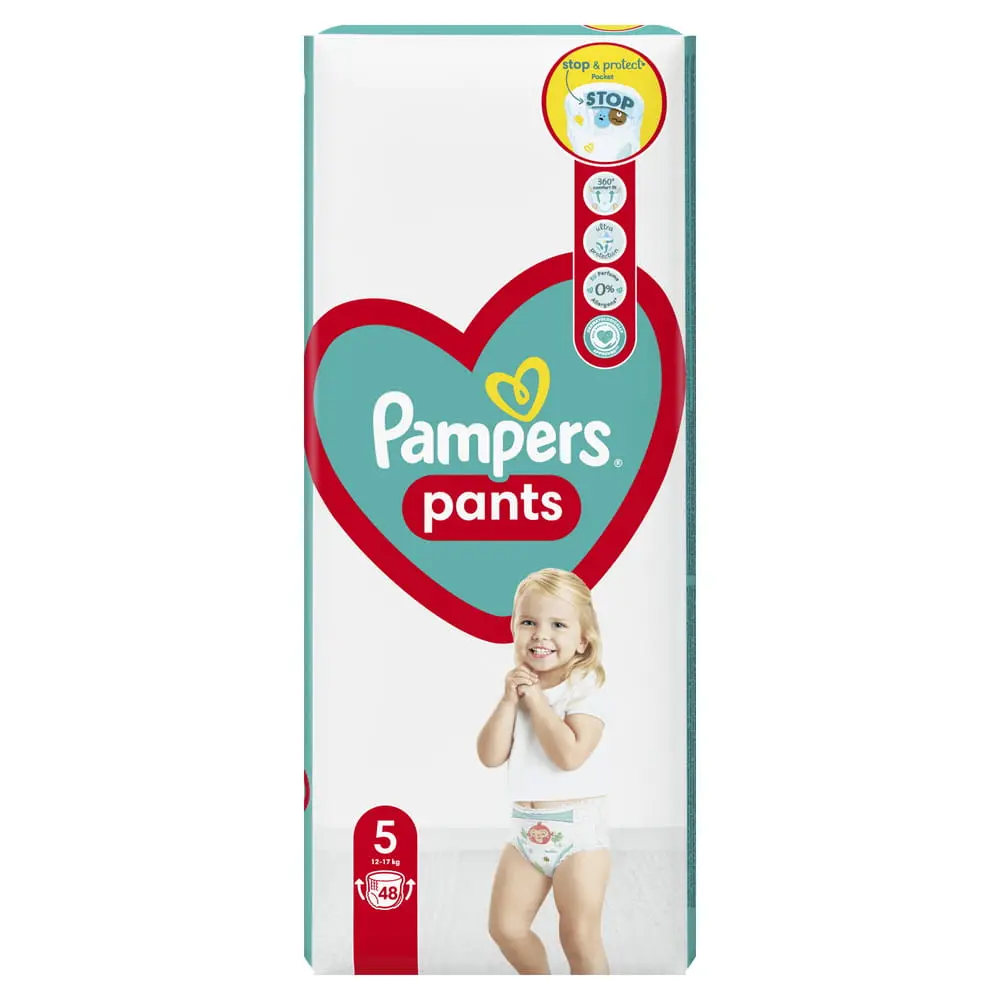 Ingrijire bebelusi - Pampers Pants 5, scutece chilotel, 48 buc