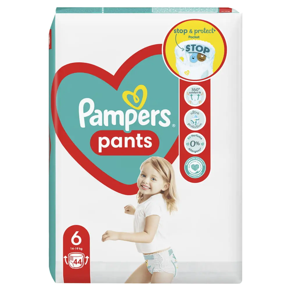 Ingrijire bebelusi - Pampers Pants 6, scutece chilotel, 44 buc