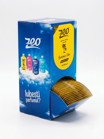 Parfum rufe - Display Parfum Rufe ZEO Summer Vibe, 40 buc x 7 ml