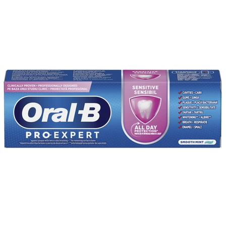 Pasta de dinti si apa de gura - Pasta de dinti Oral-B Pro Expert Sensitive Protect, 75 ml