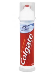 Pasta de dinti si apa de gura - Pasta de dinti pump Colgate Cool Stripe, 100 ml