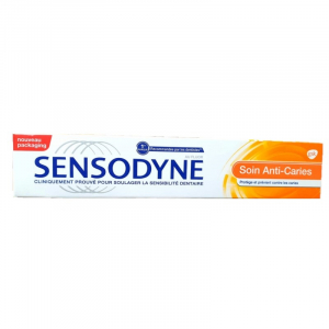Pasta de dinti si apa de gura - Pasta de dinti Sensodyne, Soin Anti-Caries, 75 ml