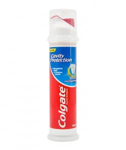 Pasta de dinti si apa de gura - Pasta de dinti pump Colgate Cavity Protection, 100 ml