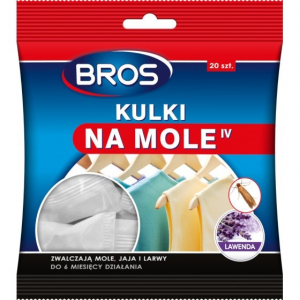 Insecticide - Pastile parfumate antimolii, Bros, 20 buc/set