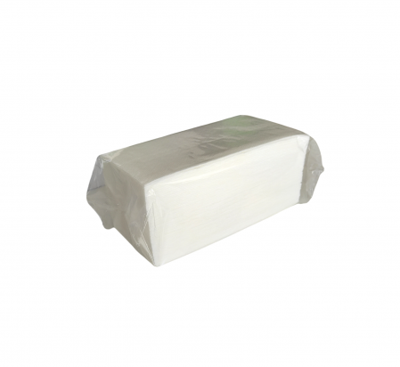 Prosoape pliate - Prosop pliat V cu ioni de argint, alb, 120 buc/ pachet
