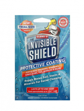 Curatare sticla, ferestre,oglinzi - CLEAN x Servetel umed curatare si sigilare suprafete, Invisible Shield, 1 buc