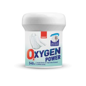 Indepartare pete - Pudra indepartare pete fara clor, Sano Oxygen Power White, 540 g
