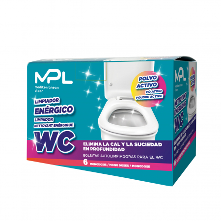 Baie si toaleta - Pudra anticalcar curatat WC, 330g
