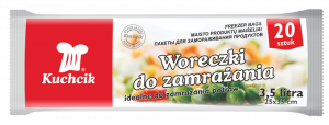 Folii si ambalaje - Pungi congelator, 3.5 l, 20 buc.