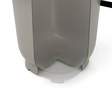 Recipient colectare deseuri biodegradabile (compostor), 25 L [5]