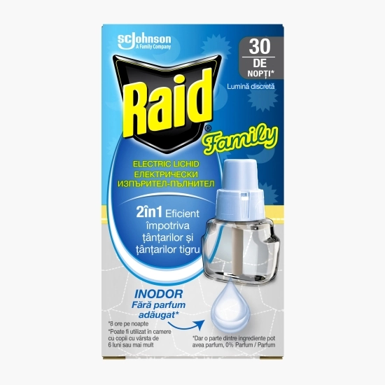 Insecticide - Rezerva lichida pentru aparat electric, Raid, 21 ml