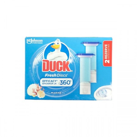 Baie si toaleta - Rezerva odorizant toaleta, Duck Fresh Discs Marine, 2*36 ml