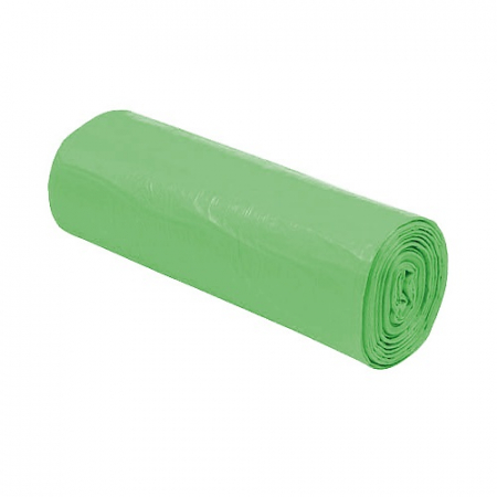 Colectare selectiva ACASA - Saci menaj 120 L, 10 buc, verzi, super rezistenti, LDPE