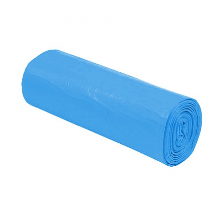 Colectare selectiva ACASA - Saci menaj 120 L, 10 buc, albastri, super rezistenti, LDPE