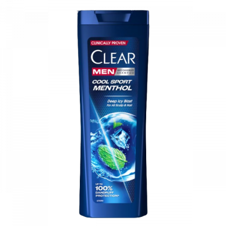 Ingrijire par - Sampon  pentru barbati, Clear Men Cool Sport Menthol, 360 ml