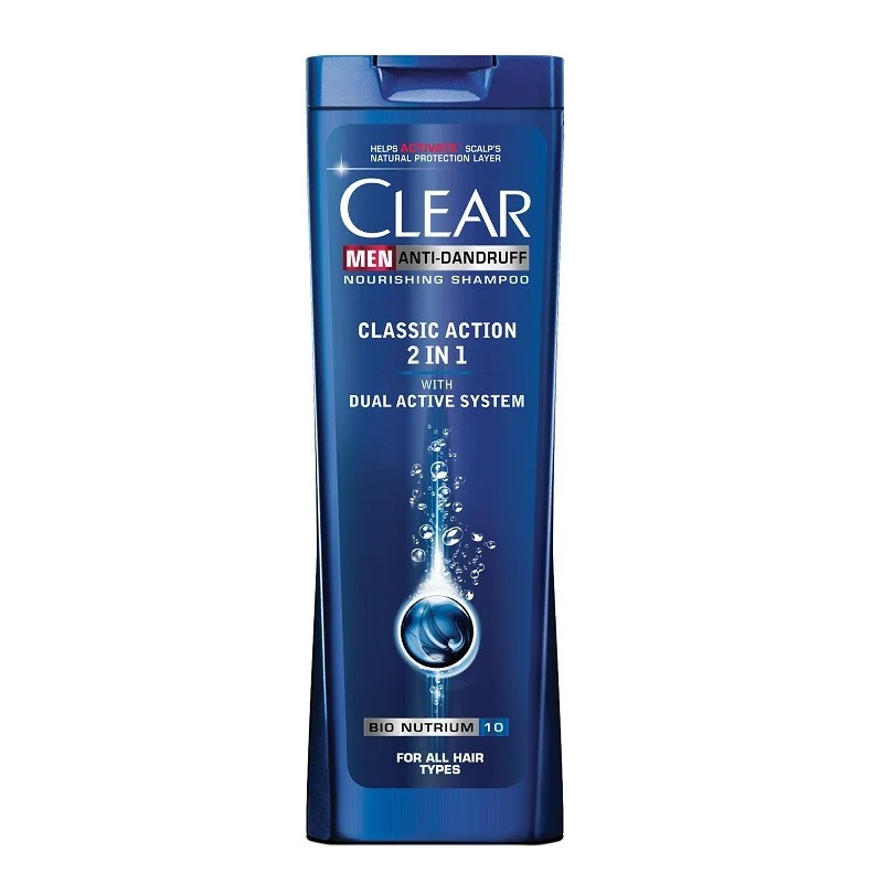 Ingrijire par - Sampon  pentru barbati, Clear Men Classic Action 2in1, 360 ml
