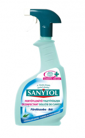 Solutie anticalcar - Sanytol dezinfectant solutie baie, Eucalipt, 500 ml