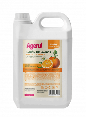 Ingrijire maini - Sapun lichid cu portocale si vitamina C, Agerul Orange, 5 L