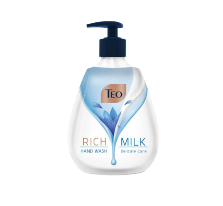 Ingrijire maini - Sapun lichid Teo Rich Milk Delicate Care, 400 ml