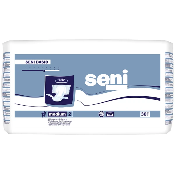 Scutece adulti - Scutece adulti Seni Basic M, 30 buc