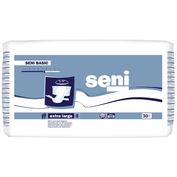 Scutece adulti - Scutece adulti Seni Basic, XL, 30 buc