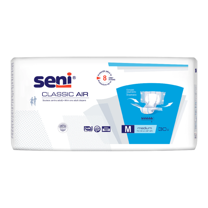 Scutece adulti - Scutece adulti Seni Classic Air M, 30 buc.