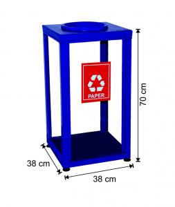 COLECTARE SELECTIVA - Cos pentru colectare selectiva din sticla, 100 L