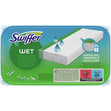 Rezerve Mop Plate - Rezerva umeda mop Swiffer, 24 bucati