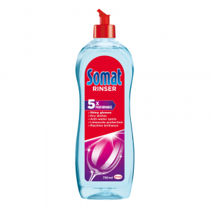 Detergent masina de spalat vase - Solutie de clatire pentru masina de spalat vase Somat, 750 ml