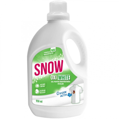DETERGENTI, PRODUSE CURATENIE - Solutie pentru indepartarea petelor Snow Oxi White, 950 ml