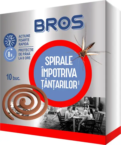 Insecticide - Spirala impotriva tantarilor, Bros , 10 buc