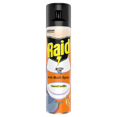 Insecticide - Spray Anti-Molii Raid Orange, 400 ml