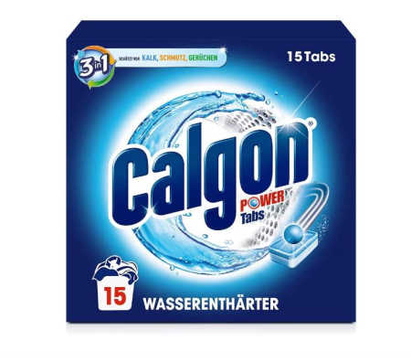 Solutie anticalcar - Tablete anticalcar Calgon Power Tabs, 15 bucati