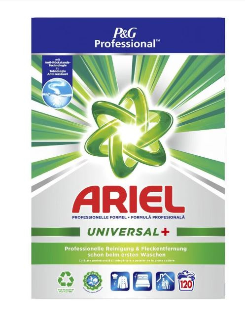 Ariel Detergent automat profesional rufe Regular, 120 spalari, 7.2 kg