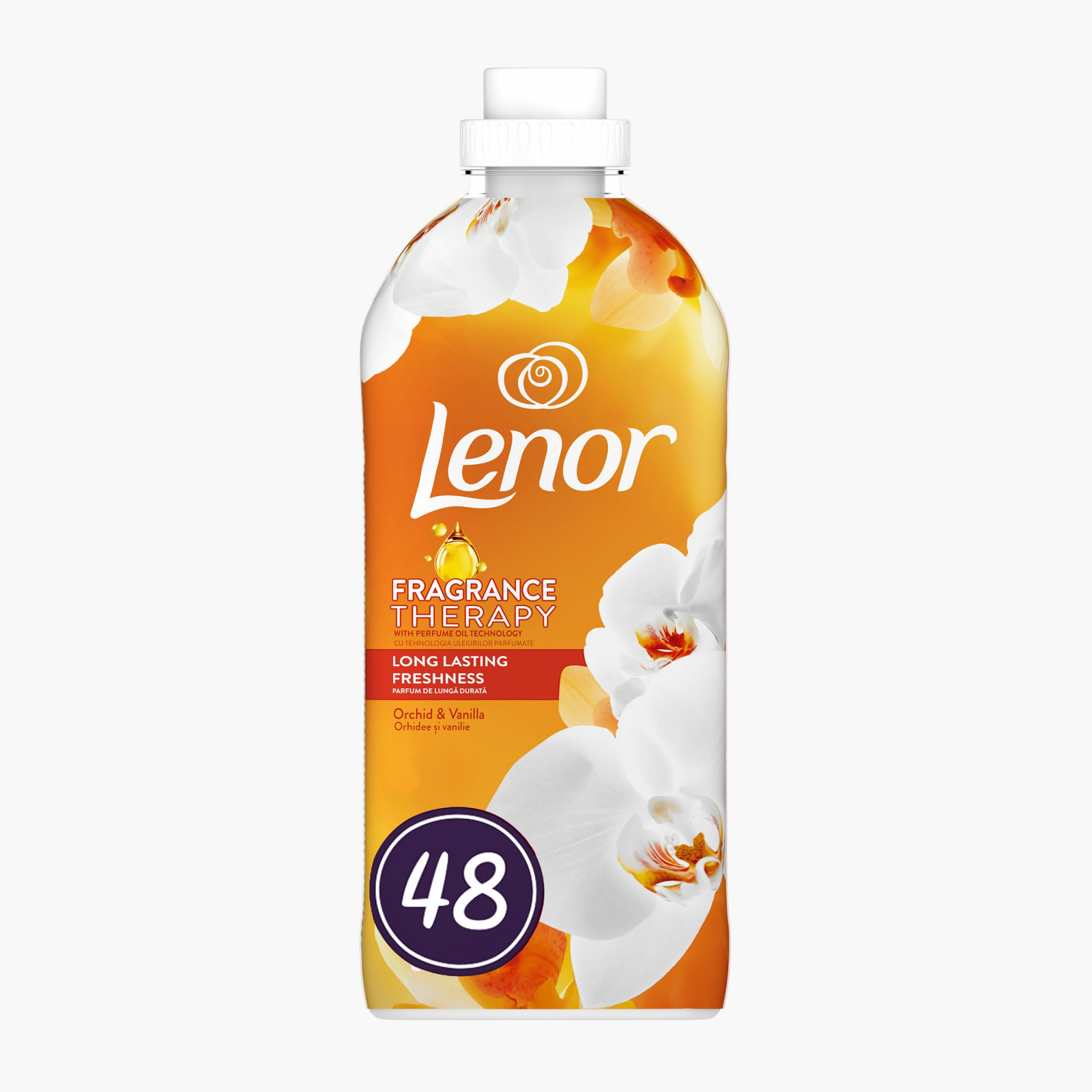 Balsam de rufe Lenor Orchid  Vanilla, 1.2 L,  48 spalari