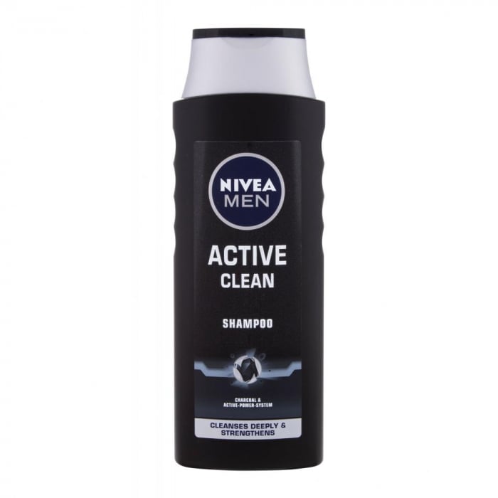 Sampon NIVEA Men Active Clean charcoal&  active-power-system, 400 ml [1]