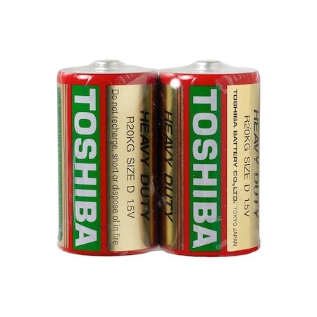 Baterii TOSHIBA R20 Heavy Duty., set 2 bucati [1]