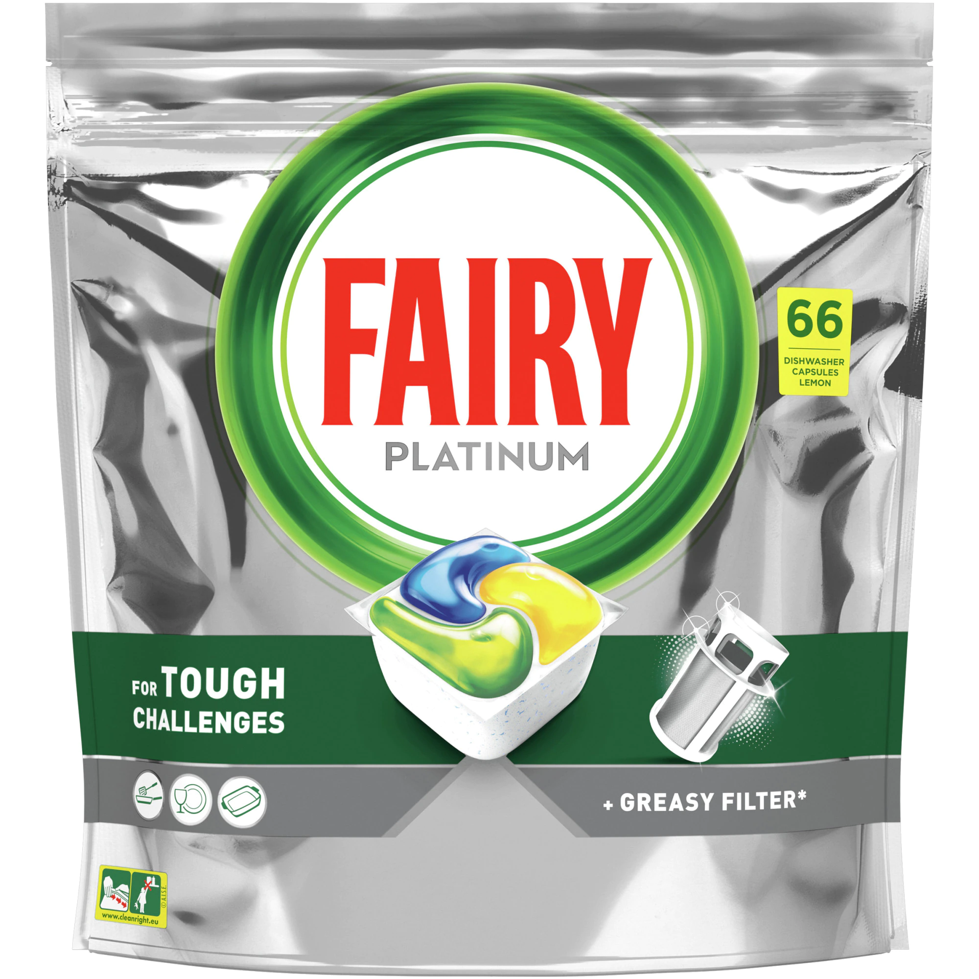 Detergent capsule Fairy Platinum, 66  buc. [1]