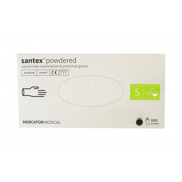 Manusi SANTEX pudrate latex, S [1]