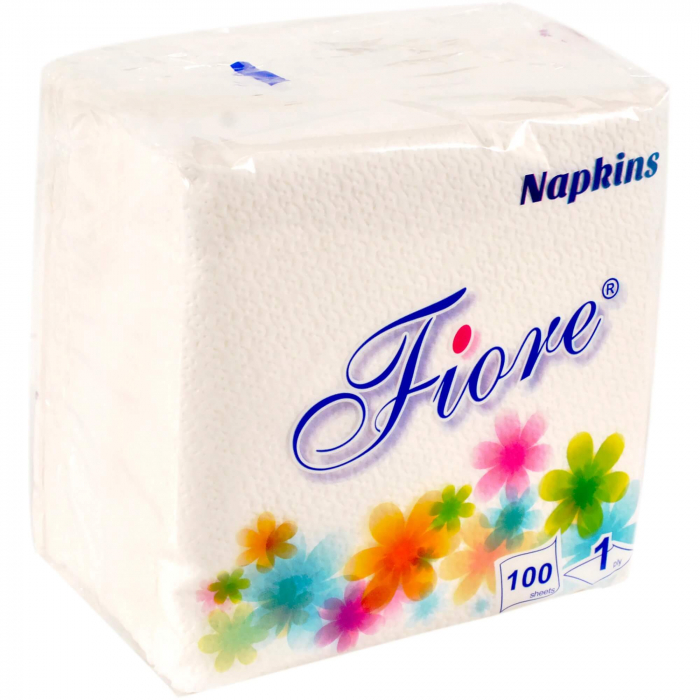 SERVETELE DE MASA FIORE 100 BUC. 25X25CM [1]