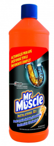 Soluții de curățare - Mr. Muscle solutie desfundat tevi gel, 1L